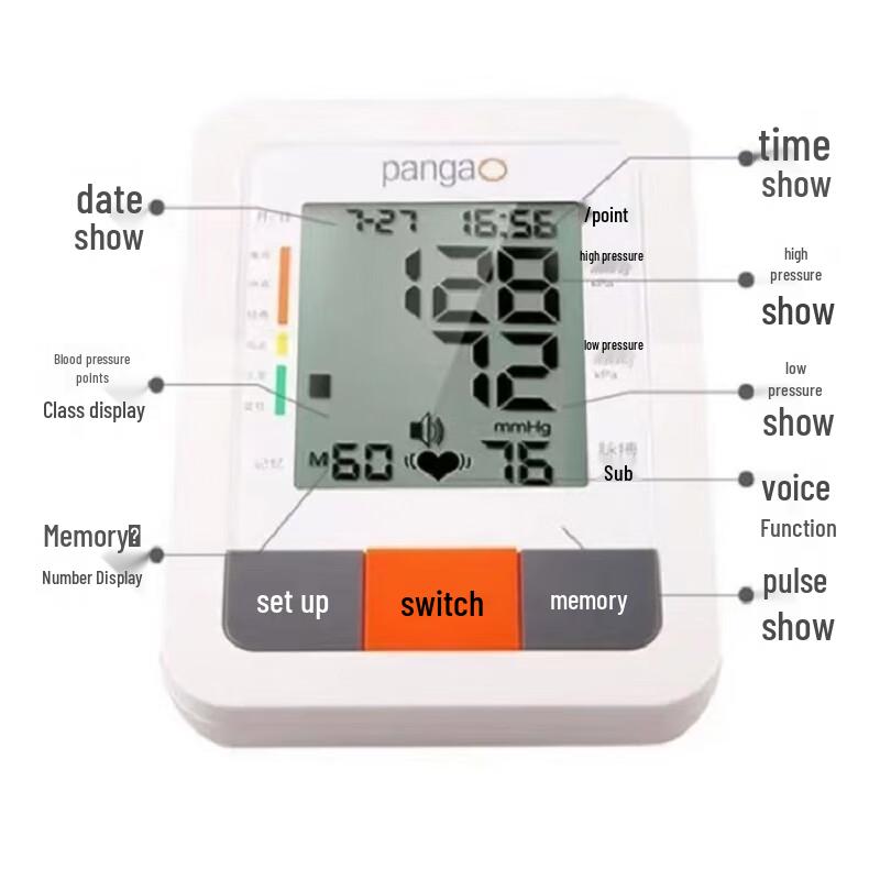 Pangao Automatic Blood Pressure Monitor