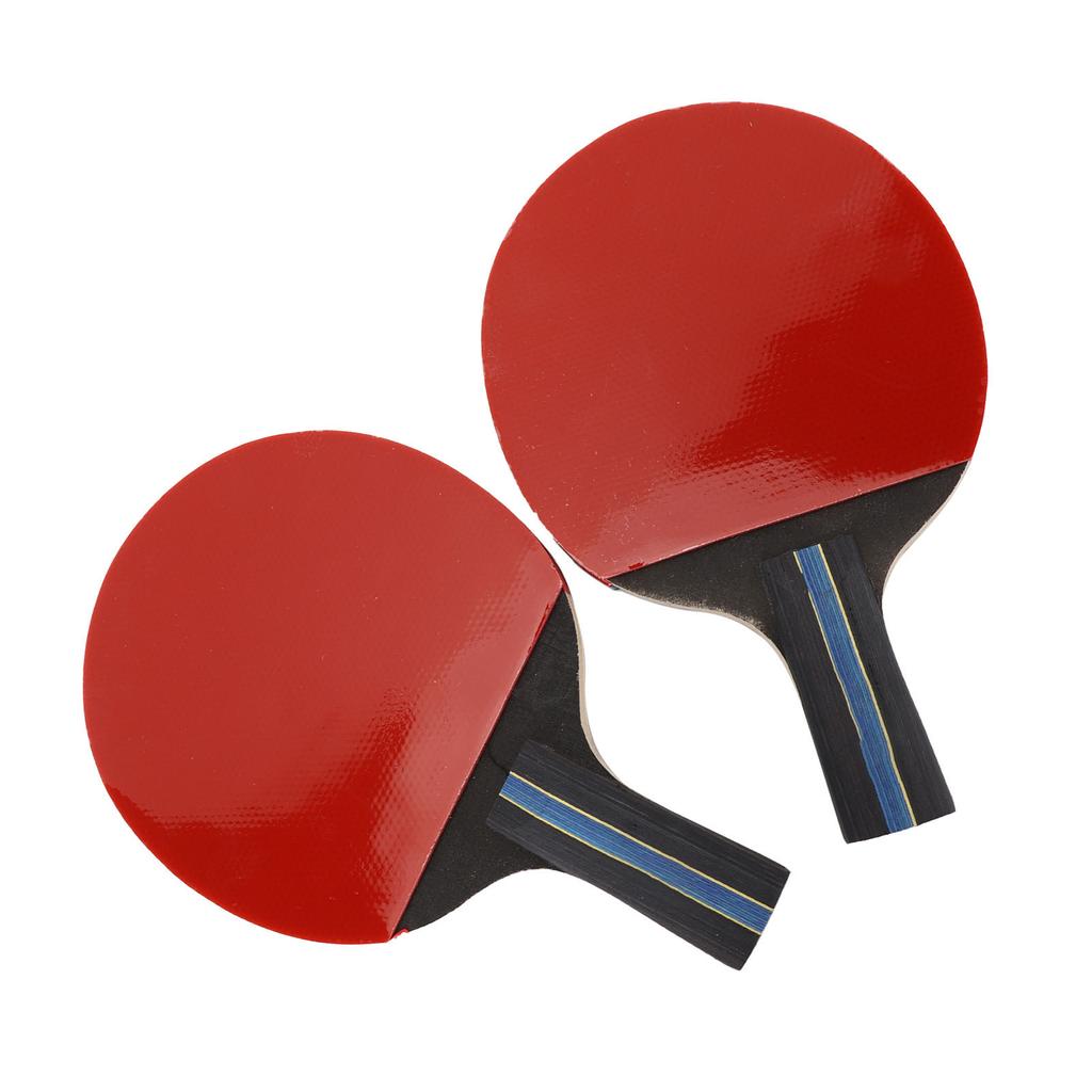 Table Tennis Paddle Set Portable Professional Table Tennis Bats with 3 Balls Storage Bag for Indoor