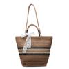 Summer Large-capacity Straw Woven Bag Women's New Beach Woven Handbag Commuter Tote Bag Bucket Bag