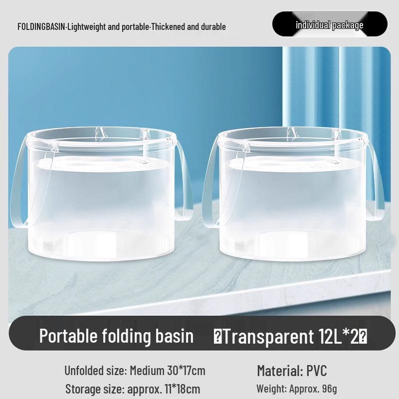 Großes Tragbares Faltbares Waschbecken für Outdoor-Reisen und Camping