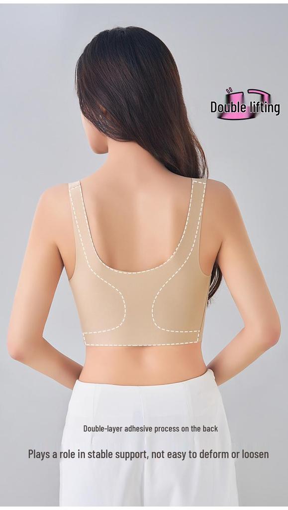Seamless Lift & Support Wireless Bra for Small Busts - Enhances Fullness & Covers Underarm Fat for a Beautiful Back