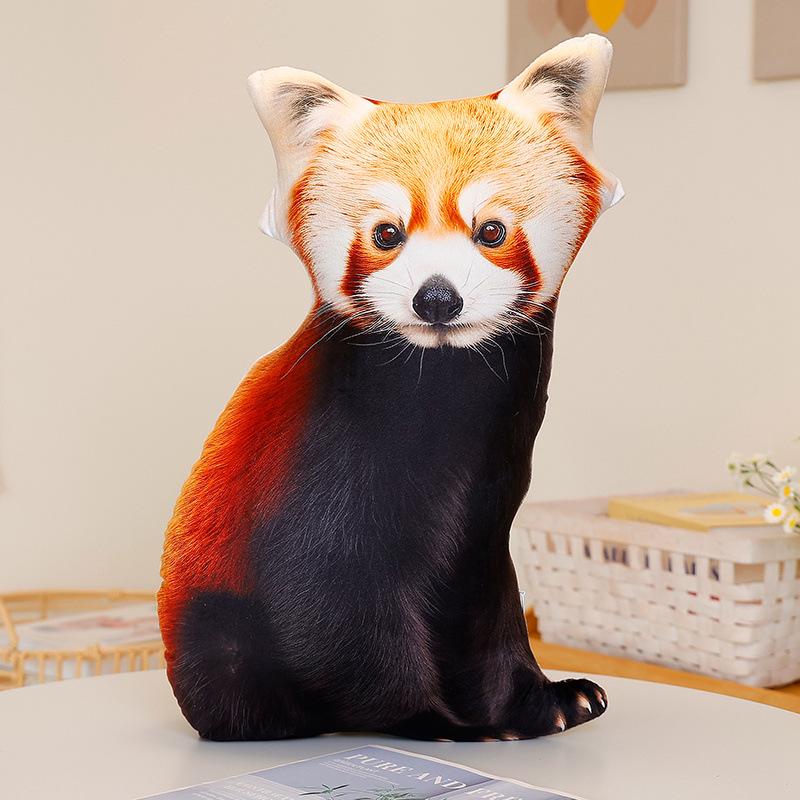 3D Animal Plush Cushion - Panda, Koala, Tiger, and Lion - Kids Gift & Home Decor.