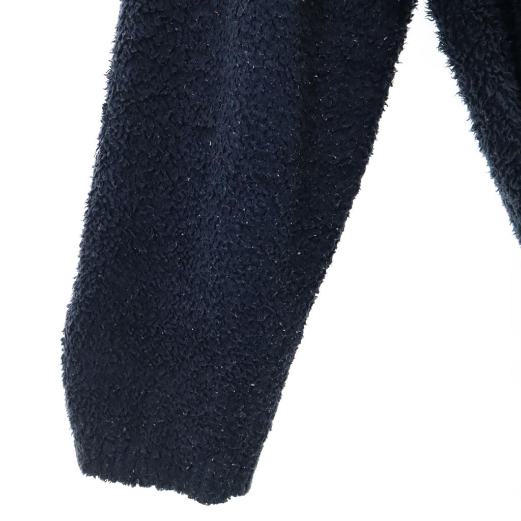 BAREFOOT DREAMS Long Sleeve Fluffy Zip Hoodie S Navy Roomwear Ron Herman Men's Used