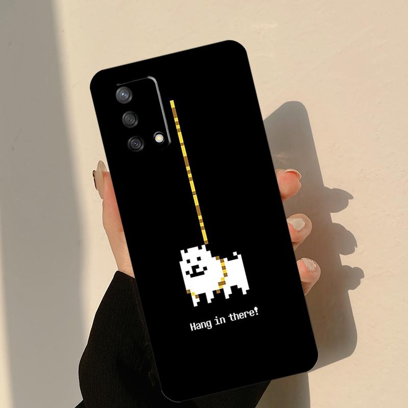 Undertale Annoying Dog Case For OPPO A17 A16 A15 A57 A77 A96 A93 A91 A53S A9 A5 A31 A53 A52 A72 A94 A54 A74 Coque
