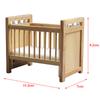 1:12 Dollhouse Miniature Baby Bed Wooden Cradle Baby carriage Baby Walker Doll House Accessories For Dollhouse Decoration New