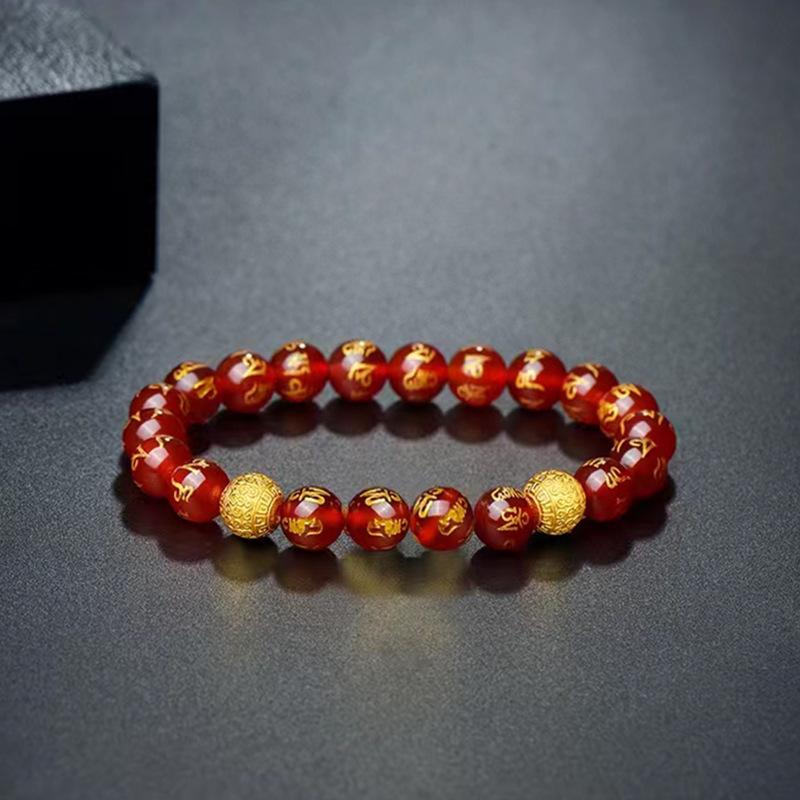 Gold-Plated Brass Auspicious Cloud Beads: Handmade DIY Lucky Charm Spacer Beads for Unisex Bracelets