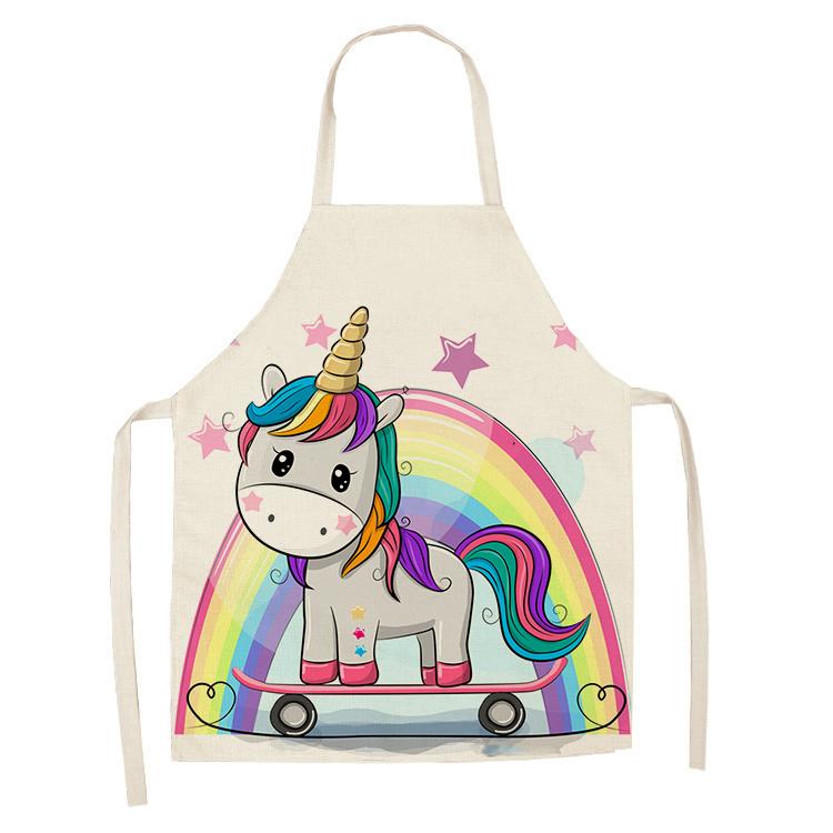 1 шт. кухонный фартук с мультяшным единорогом — фото 6