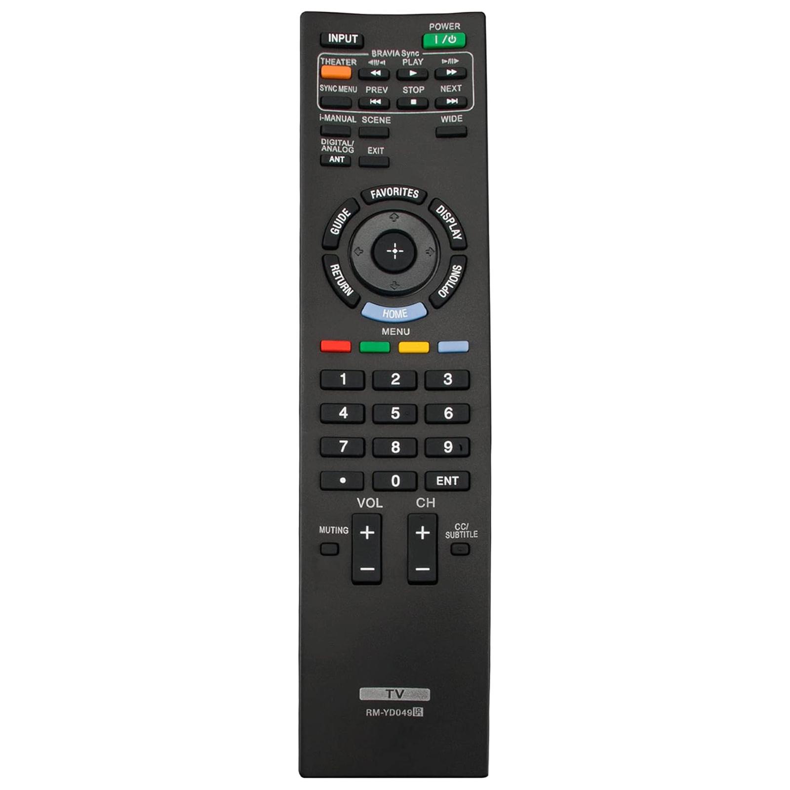 

RM-YD049 For Sony TV Remote Control Replacement Ergonomic Design Infrared Controller A