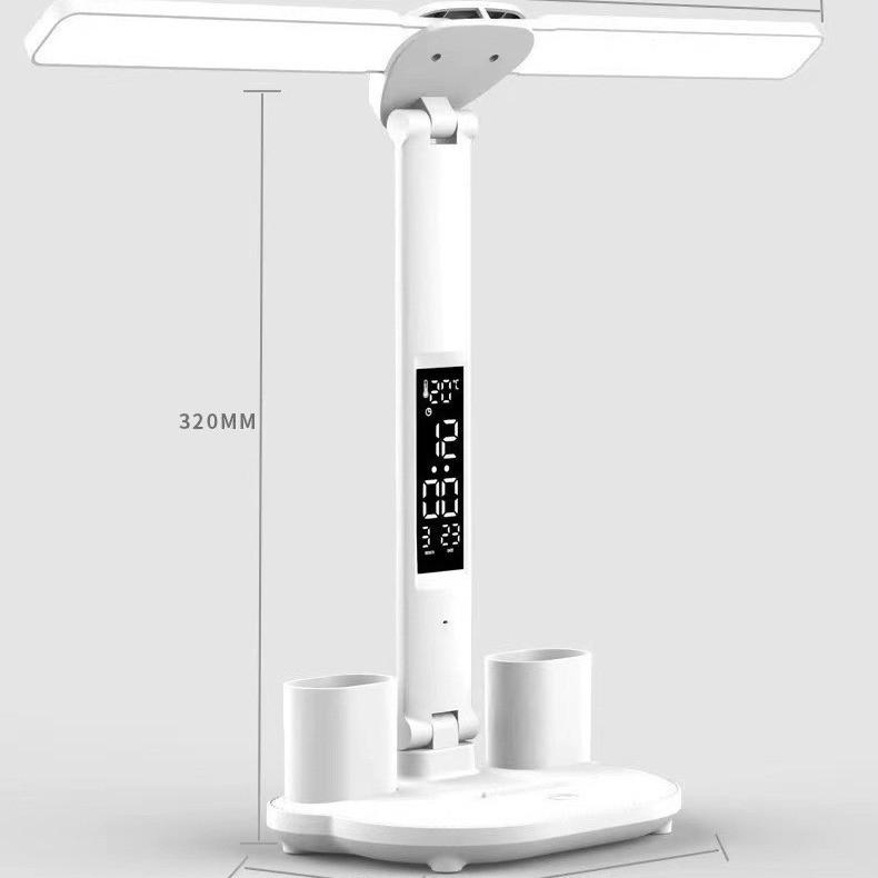 Rechargeable & Plug-In Student Desk Lamp: Eye-Protection, Bright for Study & Dorm Use