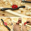 Home handmade wood trimming knife, carpenter's hand pushed wood planer, carpenter's DIY iron handle straight line planer tool