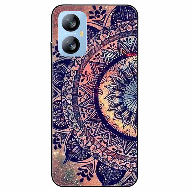 Für Blackview A52 Pro Hülle Handyhülle Stoßfeste Schwarz lackierte TPU Hülle für Blackview A52 Pro Silikon Weicher Bumper A52Pro Süß