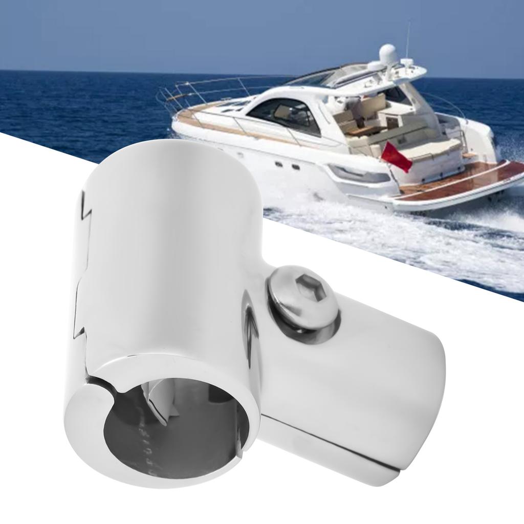 Stainless Steel Tee Split Connector 3 Way Tube Connecting Pipe Fittings for Boat