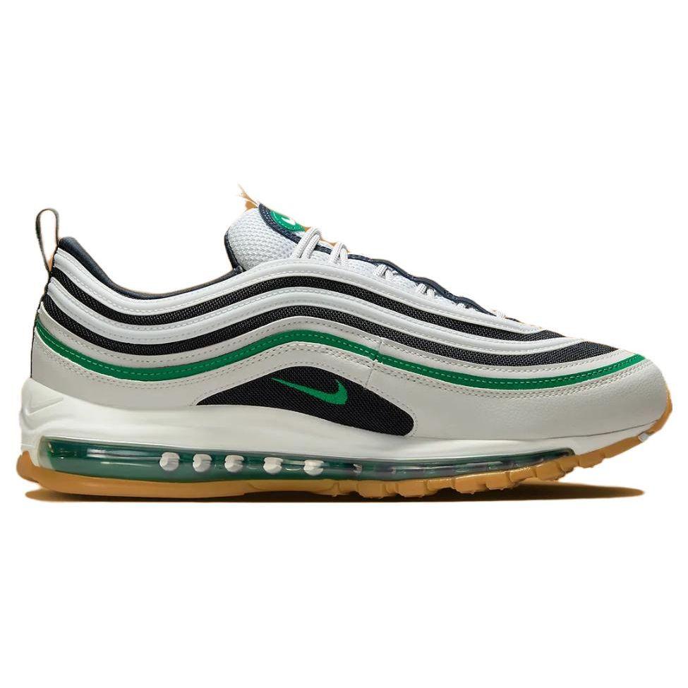 Nike Air Max 97 Photon Dust Malachite Men Sneakers Cream Dark-Obsidian White 921826-021