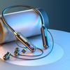 New Cross-Border Neckband Bluetooth Headset: Large Battery, In-Ear Sports, Wireless with Digital Display