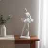 Ballerina Figurine Elegant Design Ballet Statue Artistic Decor Dancing Girl Ornament for Girls,