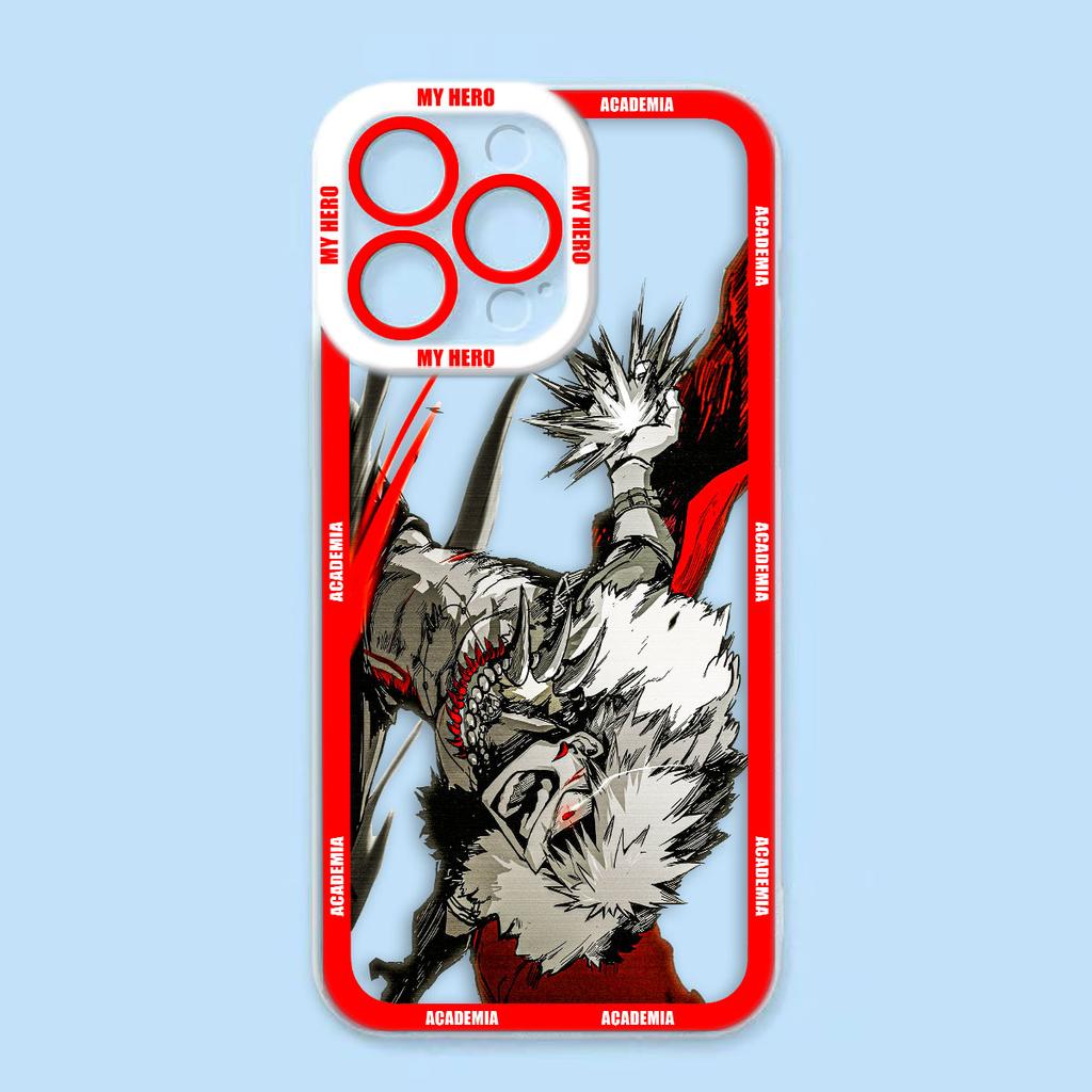 My Hero Academia Midoriya Izuku Cover Clear Phone Case For iPhone Apple 16E 16 15 14 12 13 11 Pro 8 7 SE Plus X XR XS Max Case