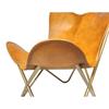 New Butterfly Chair-Indian Genuine Leather Relaxing Chair for Office and Home