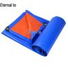 Heavy Duty Blue Orange PE Tarp