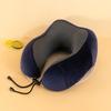 Travel Memory Foam U-shaped Neck Pillow for Airplane Support
