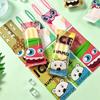 100Pcs Cartoon Ice Cream Packaging Bag Homemade Popsicle Disposable Plastic Popsicle Protective Cover Storage Sealing Bag Diy