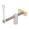 2 Stück Holzbearbeitung Desktop-Klemme Verstellbare Werkbank Schnellfeste Klemme Messing Vorrichtung Schraubstock mit 4 Werkbank