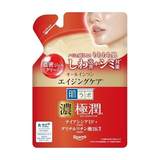 Hada Labo Gokujun Hari Perfect Gel Refill [Квази-лекарство] без запаха 80 грамм