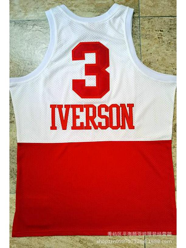 

[Джерсі 76ers] Ні. 3 Айверсон Повністю Вишита Щільна Баскетбольна Джерсі XL