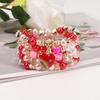 5pcs/set Acrylic Beads Valentine's Day Beaded Bracelets Bohemian Beaded Bracelet  Hand Decoration