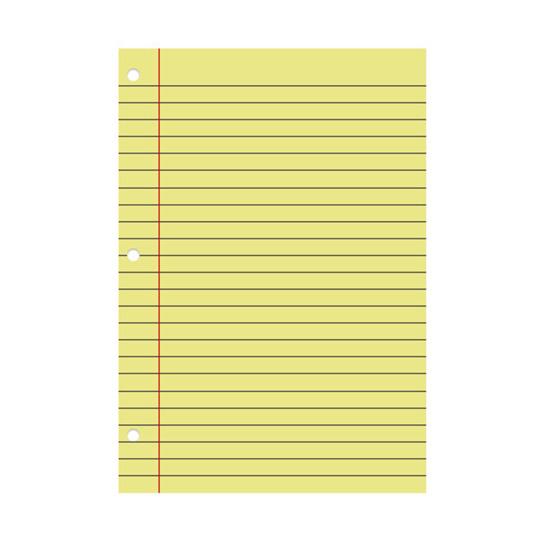 200 Sheets Loose Leaf Paper 8'' X 10.5'' College Ruled Filler Notebook Paper 3-Hole Punched Binder Lined Paper for 3 Ring Binders