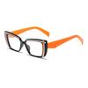 Vintage Cat Eye Glasses Women  New Fashion Multicolor Rim Eyewear Trendy Stylish Design Blue Light Blocking Eyeglasses