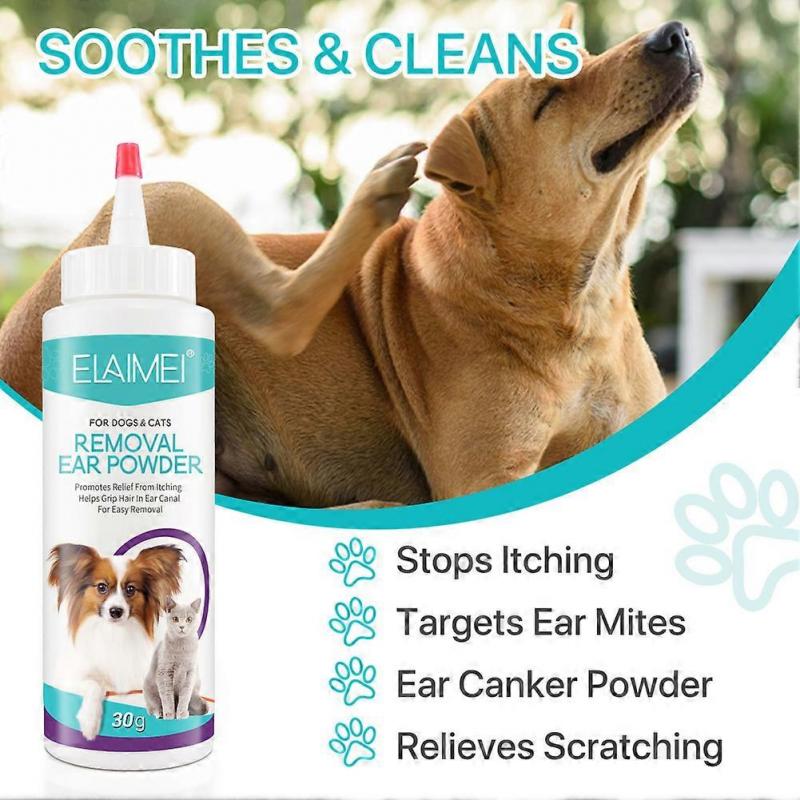 Pet Ear Hair Removal Powder Maintain Good Ear Hygienes for Your Pet with This Casual Powder for Removing Ear Hair