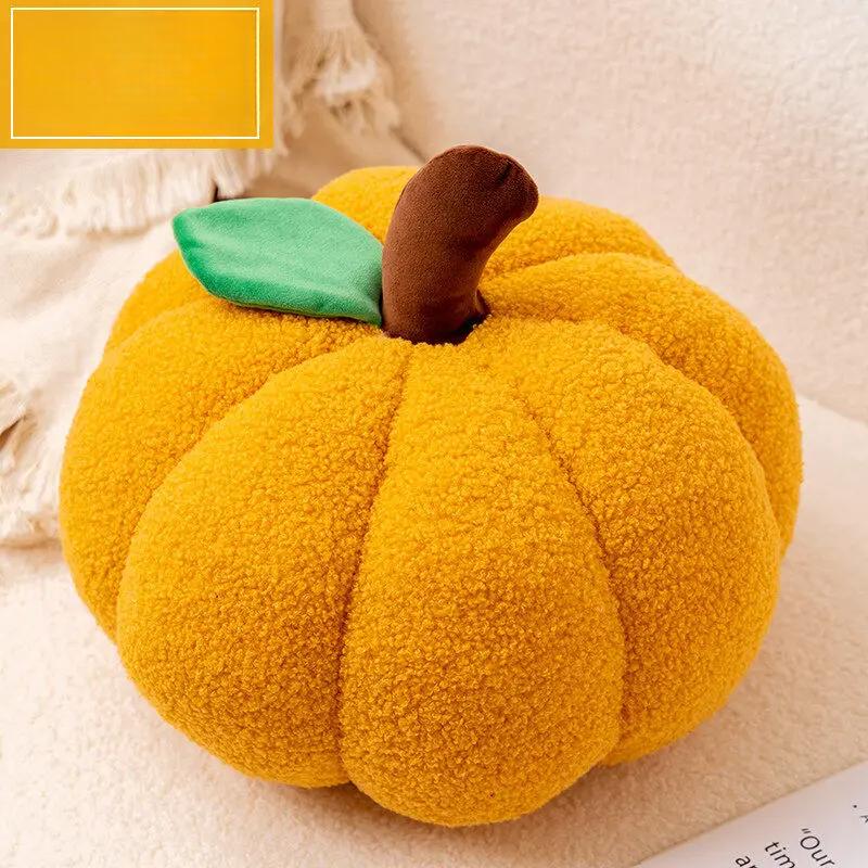 Cute Fruit Plush Pillow Pumpkin Pillow Persimmon Orange Girlfriend Gift Sofa Cushion Children's Sleeping Companionship
