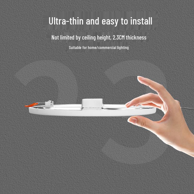 Ultra-Thin Adjustable LED Downlight, 6W/8W/15W/20W, Round Recessed 3-inch/4-inch/6-inch
