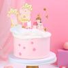 New Digital Decoration Happy Birthday Number Cake Insertion 0 1 2 3 4 5 6 7 8 9 Cake Topper Girls Boys Baby Party Supplies Decor