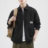 Frühling und Herbst Neue Herren Retro Lockere Hemdjacke