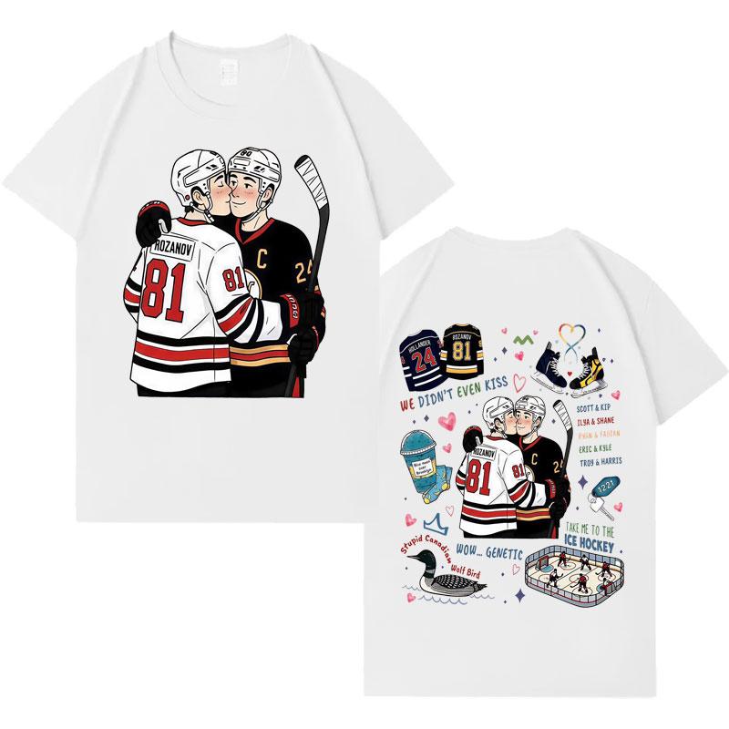 Heated Rivalry Ilya Rozanov Shane Hollander Trendy Graphics Tee Mens Womens Classic T Shrits ONeck Hip Hop Casual Sports Tshrit