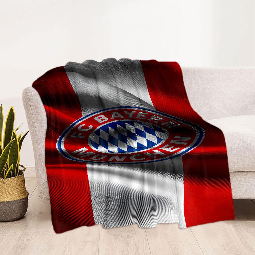 Bayern Munich Blanket Ultra-Soft Suitable for Chair Couch Picnics for All Seasons Digital Print Gift for Travel Home Birthdays