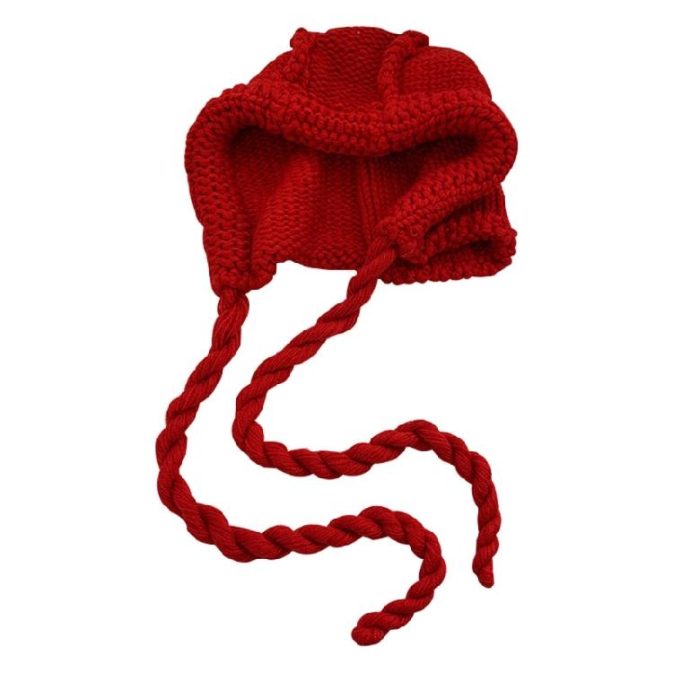 Oversized Unisex Knit Hooded with Neck Warmer Weaving Hat for Outdoor Activities and Street Fashion