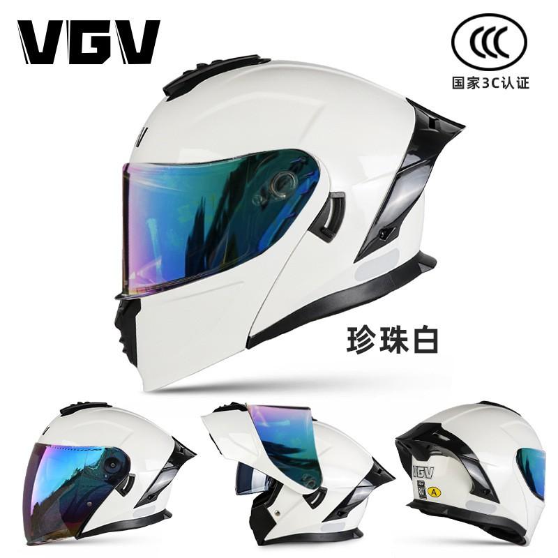 Full Face Motorcycle Helmet With Flip-Up Visor DOT CCC Certified Adult Men Breathable ABS Street Riding