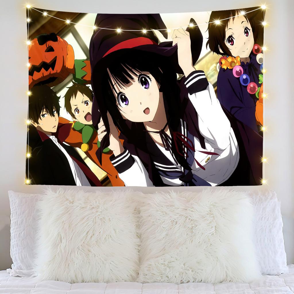 Ice Fruit Background Cloth Bedroom Dormitory Hanging Tapestry Wall Fabric Digital Printing Decoration Cloth Short Fluffy Hanging Cloth