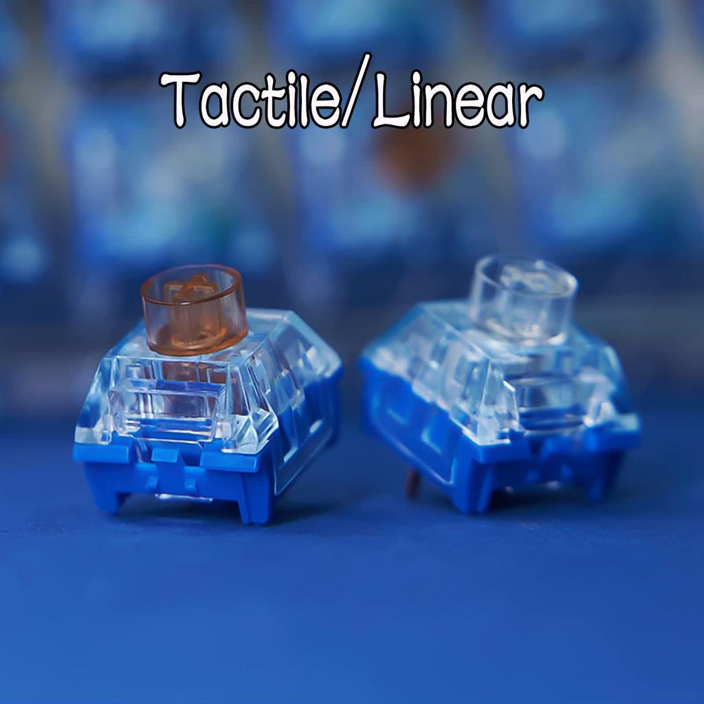 DRAOZA Spínač mechanické klávesnice Kailh Box Deep Sea Silent PRO Hmatový tichý spínač Tichý Kailh Whale 90 (Kusy odstavce)