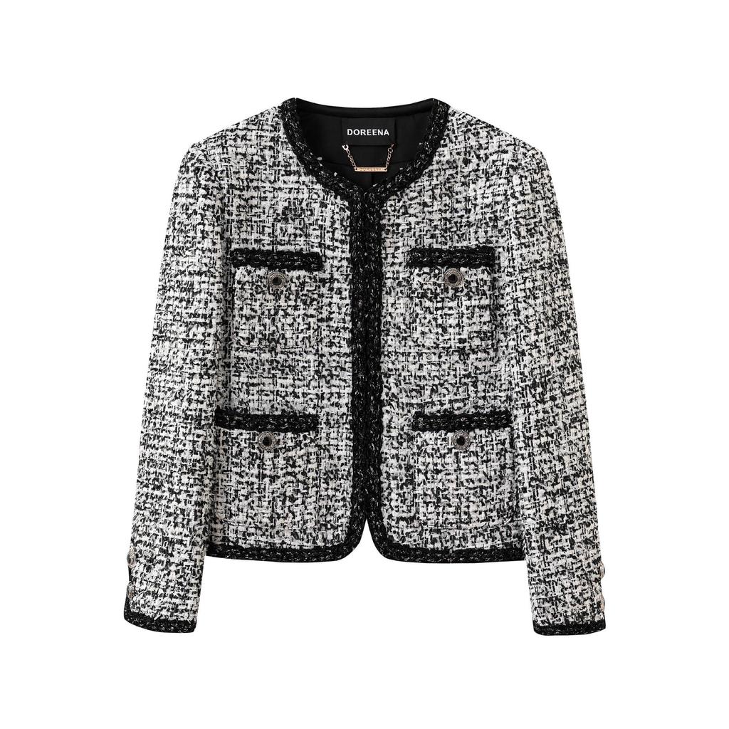 DOREENA 2025 Autumn/Winter Women's Short Jacket - Exclusive High-End Custom Collection.