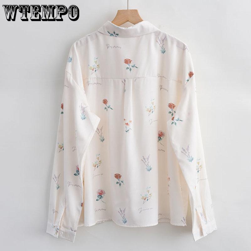 Spring and Autumn Women's White Shirt A Small Number of Clothes with A Sense of Design Cool Style Chiffon Shirt with Long Sleeves
