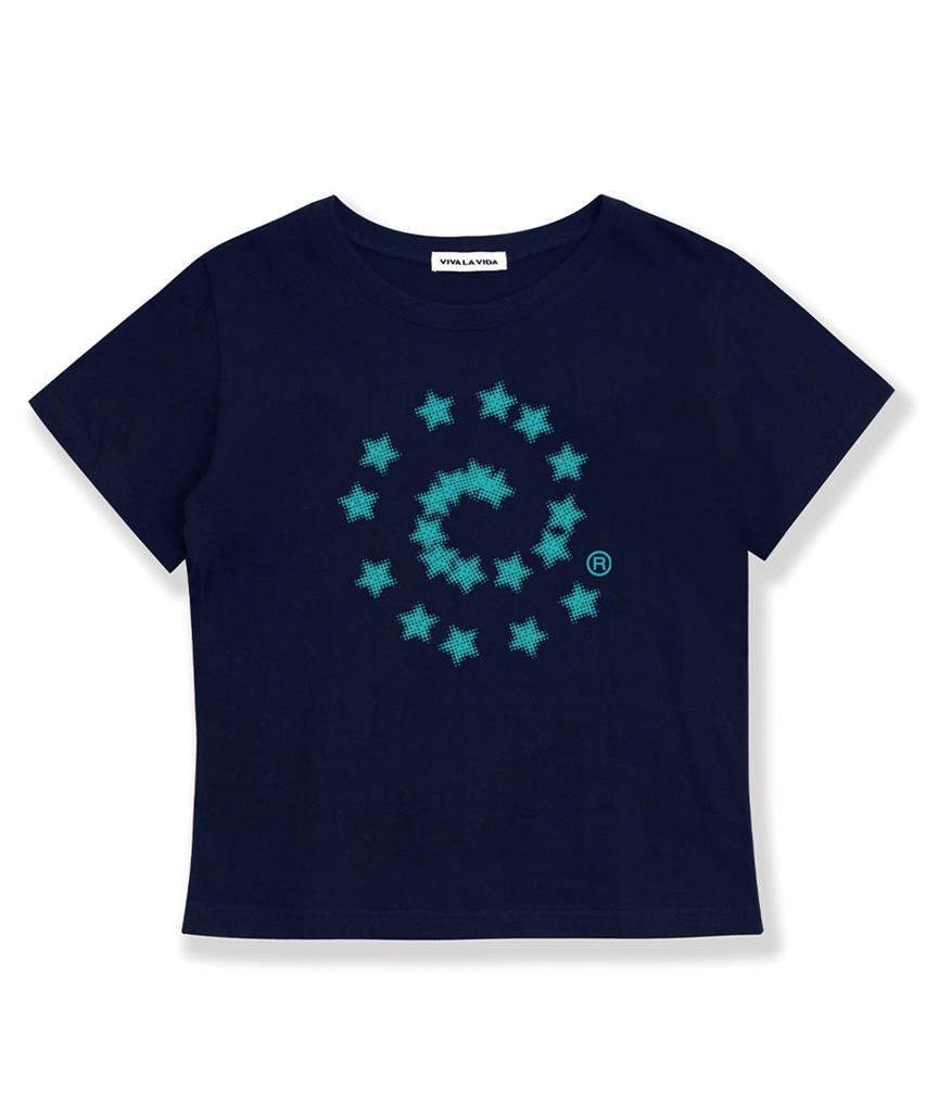 Bibalabida Star Move Crop Short Sleeve T-Shirt