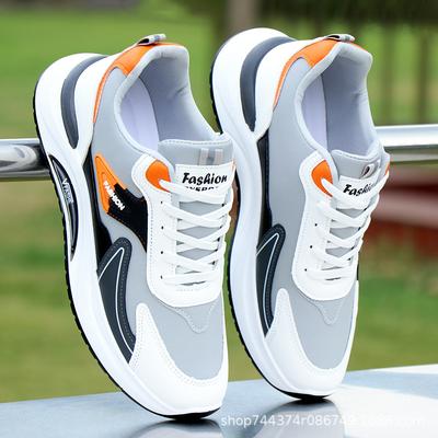 Shoes Spring and Autumn Waterproof Leather Sports Casual Shoes Soft Sole Student Running Shoes Comfortable