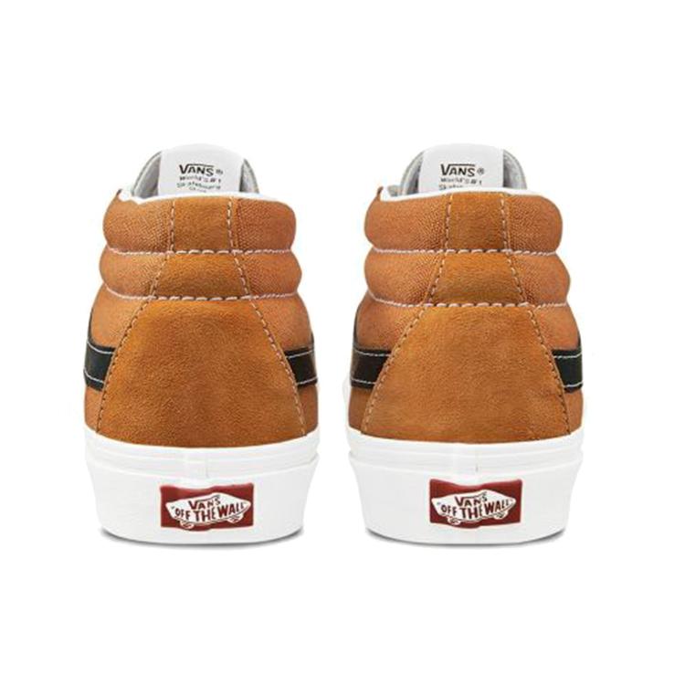 Vans Retro Sport Sk8 Mid Shoes Orange (Unisex) Skate Shoes VN0A3WM3WZ5
