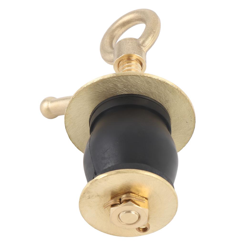 Boat Deck Brass Plug IMPA232481 Compact Multifunctional Marine Rubber Drain Plug for Drain Hole Sewage Pipes