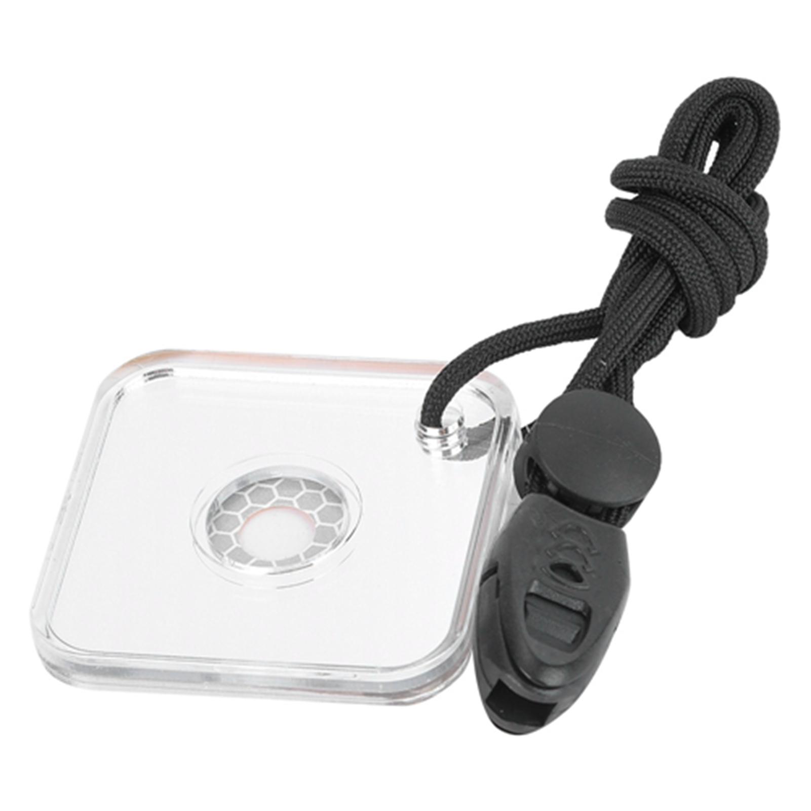 

Outdoor Survival Acrylic Reflector Signal Mirror Safety with Lanyard whistle