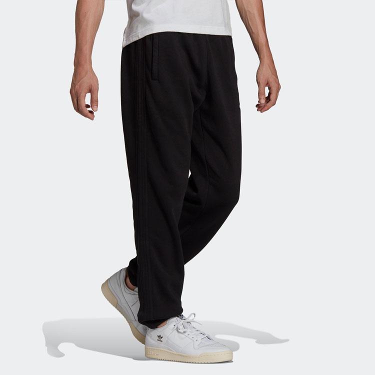 Adidas Originals Essentials Solid Print Elastic Waist Joggers Men Bottoms Black HC7132