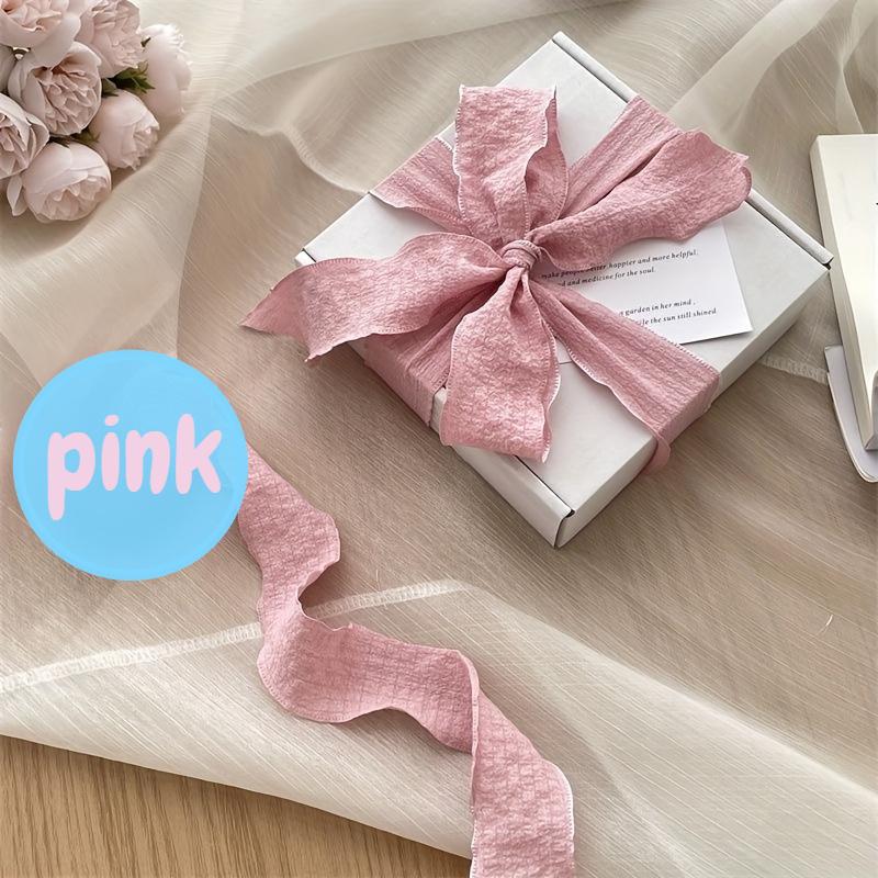 10Yards/Roll Chiffon Silk Ribbon Organza Satin For DIY Craft Gift Wrapping Decoration Wedding Bouquets Wreath Sewing Supplies